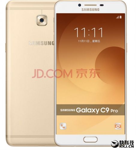 中国特供三星Galaxy C9 Pro发布:4000mAh大电