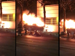 今年第四起！特斯拉高速撞树起火爆炸