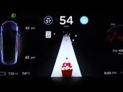 特斯拉圣诞节又推新彩蛋 能让你的爱车变成“雪橇”