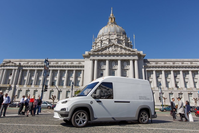 2018年内部署2000辆n-gen电动货车 workhorse